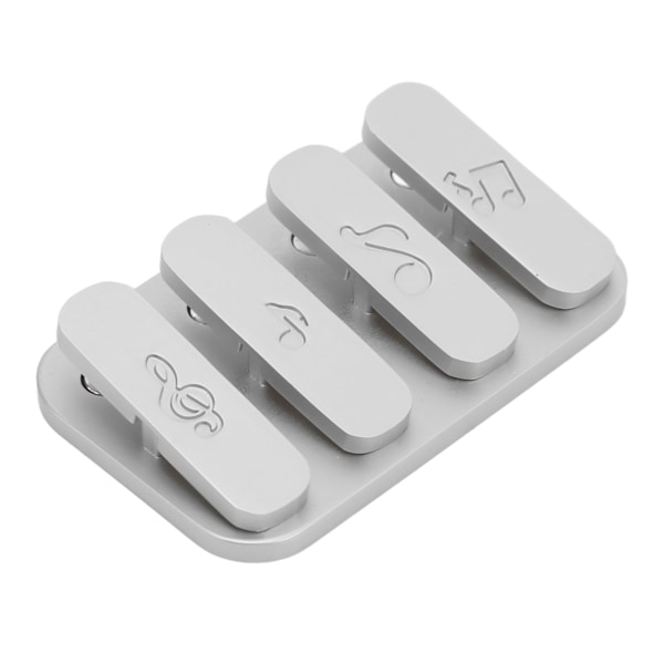 Haptic Slider -lelu Magneettinen stressiä lievittävä Helppo irrottaa Metalli Fidget Slider Haptic Clicker Hopea