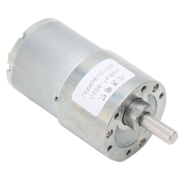 JGB37‑3530 Matovaihdemoottori Itseloukkaava Kulumiskestävä Turboreduktoriakseli Ovien Avaajille DC12V 80RPM