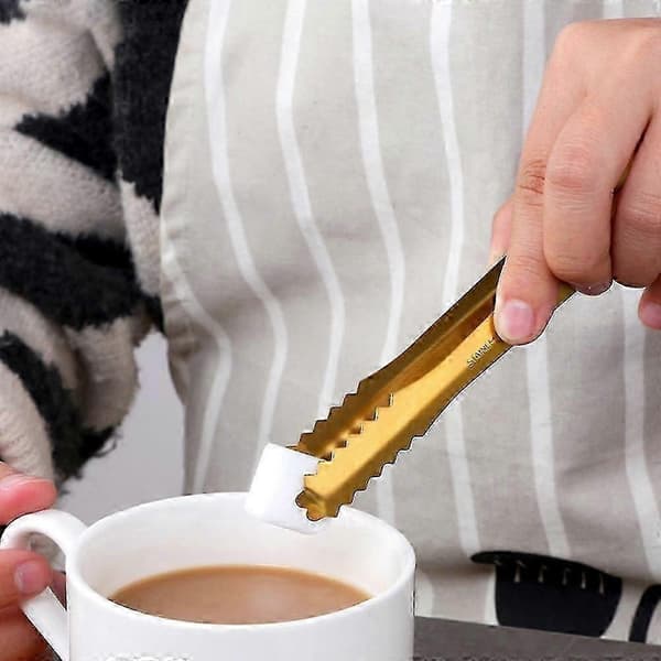 Istång Kompatibel med ishink, serveringstång, bartång, rostfritt stål, - guld