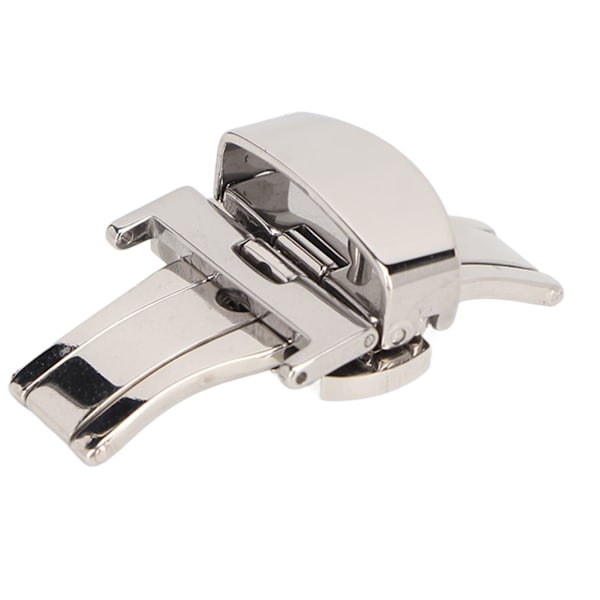Klockansättningsspänne i silver i rostfritt stål Högfinished ergonomiskt klockspänne för Watchmaker 20