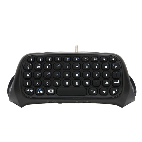 Trådløst Mini Bluetooth Tastatur DC 5V Stabilt Bærbar Gamepad Meddelelsestastatur til PS4 Controller