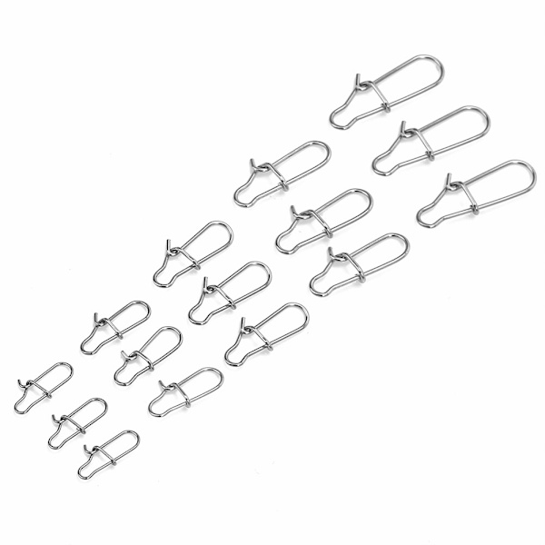 200 stk/eske Karpefiske Snap Pin Connector Karpefiske Länkriggar Havfisketilbehør