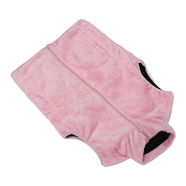 Rosa Unisex Uppvärmd Väst 9 Zone USB Smart Elvärme Väst Coral Velvet Intelligent Termostat Väst XL