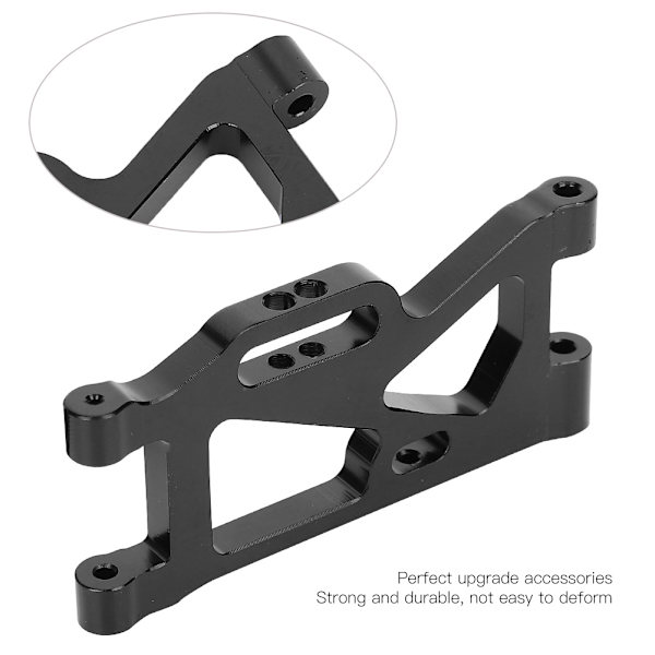 Forreste og bageste svingarmsæt metalopgraderingsdele til Wltoys 144001 1/14 4WD RC-bil (sort)