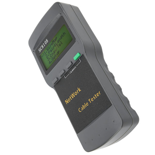 SC-8108 Internetkabel Checker RJ45 Internet Kontinuitets Tester til Telekommunikationsprojekter