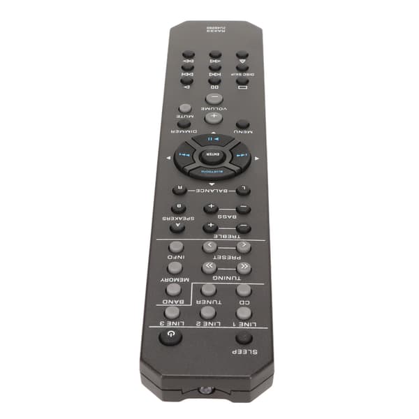 Replacement Audio Video Receiver Remote Control Abrasion Resistant Remote Control for AV Receiver for Rs202 Rs202bl