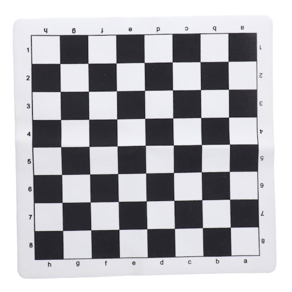 Schackbräde Endast schackbräde PU Portable Soft Standard 35x35cm för resor utomhuscamping
