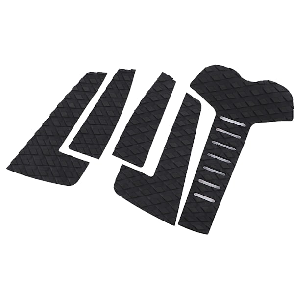 Surfilaudan vetolevyt Surf Pads EVA Tail Deck Grip AntiSlip Surf Traction Pad (5 kpl musta)