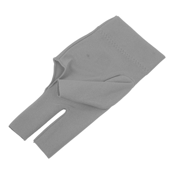 Billardhandskar 3 Finger Cue Gloves Skyttar Snookerköhandske För Vänster Höger Hand Mörkgrå