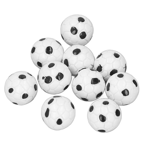 10 st 1:12 Dockhus Sport Fotboll Simulering Dekor Tillbehör Miniatyr fotbollar