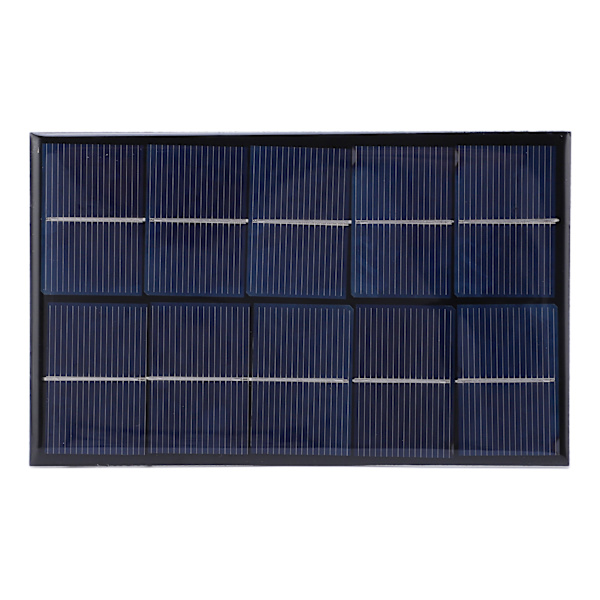 Solar Panel Charger 2W High Conversion Efficiency Energy Saving Waterproof UV-proof for Small Fan Motor LED Light 5V