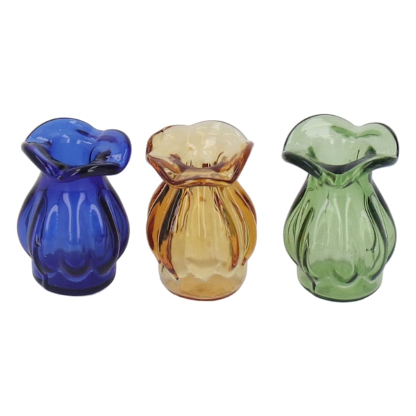 3st Dockhus glasvas DIY simulerad miniatyr vas Dockhus landskapsdekoration Tillbehör Typ A