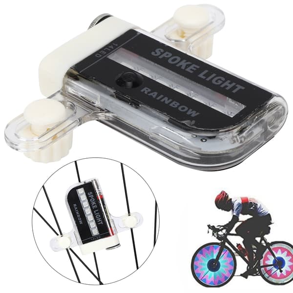 14LED 30 Patterns Bicycle Spoke Light Manual Switch Bike Cycling Accessory