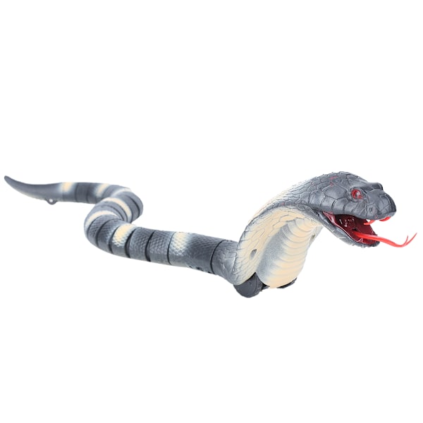 Cobra-kaukosäädin teleskooppinen kieli ja käärmeenmunat USB-lataus Wacky Toy (Raidat)