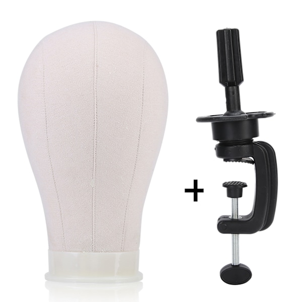 22-tommer Duk Hoved Paryk Model Gør Mannequin Hoved Hat Hovedbeklædning Cap Display Manikin Model