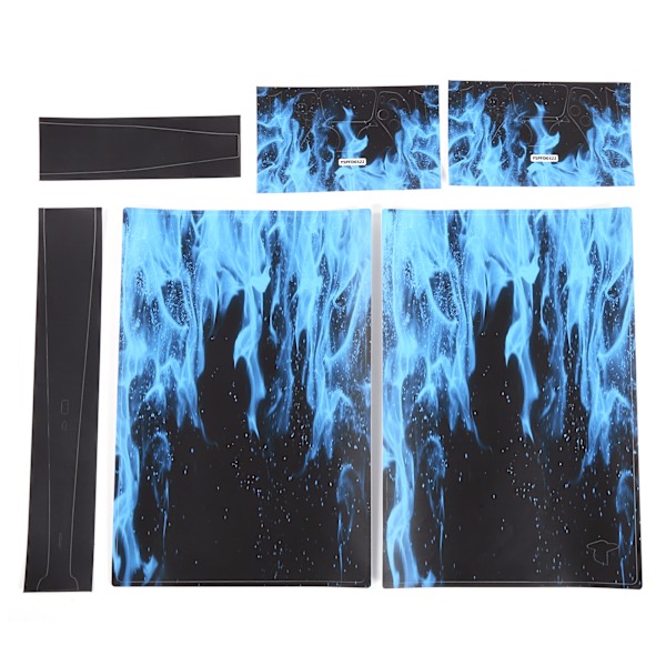 Beskyttende klistremerke for kontroller Spillkonsoll Skin Dekorasjonsdeksel for PS5 Flammemønster