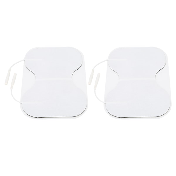 2st midjeelektroder för elektrisk TENS fysioterapimaskin 10 x 15 cm / 3,9 x 5,9 tum
