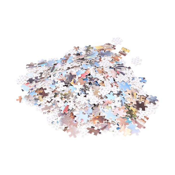 1000 Bitar Pussel Återvunnen Kartong Kreativ Underhållning Pussel Djup Skog Djur Jigsaw Gåva