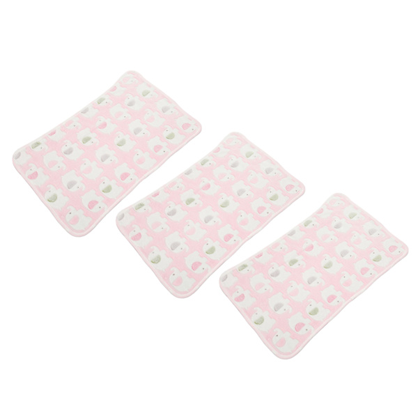 3st Hundtäcken Dubbelsidig korallfleece Mjuk Söt Elefantform Tryck Tunt Djurtäcke för Hundar Katter Rosa XS