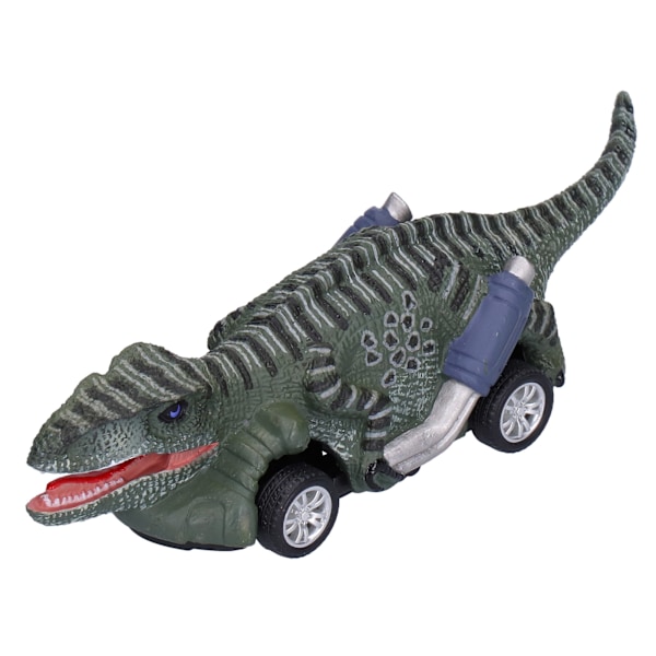 Trekk Dinosauriebiler Fire Hjul Morsomme Dinosaurie Kjøretøy Leke for Gutter og Småbarn Velociraptor
