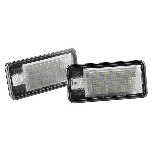 2st 3W 12V LED-pärlor registreringsskylt LED-ljuslampa för Audi A3