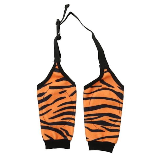 Dog Recovery Sleeves Tiger Style Mjuk Elastisk Andas Förhindra slickning Hund Framben Ärm för efteroperation Hem 3XL