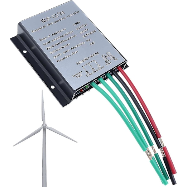 Vindmølle Generator Ladningsregulator - IP67 Regulator | DC15-30V, 400W Overspændingsbeskyttelse