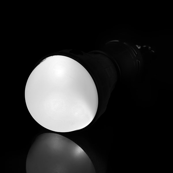 Mini Bærbar 3 LED Telthængende Lygte Udendørsfiskeri Camping Lampe (sort)