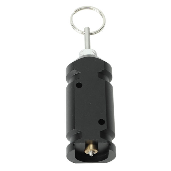 Trip Alarm 4,5V til campingtelt Perimeter Aluminiumlegering Havetilbehør Sort