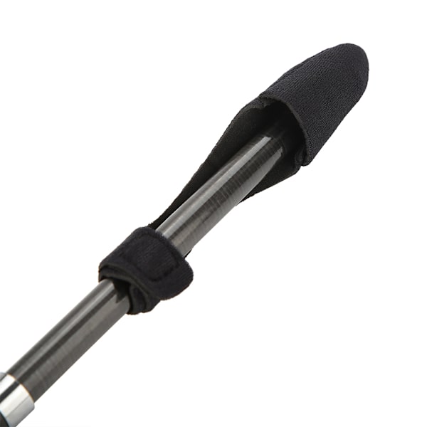 Laajennettava neopreeni kalastussauvan hihansuoja Hanskan suojus Cap Rod Strap Set (musta)