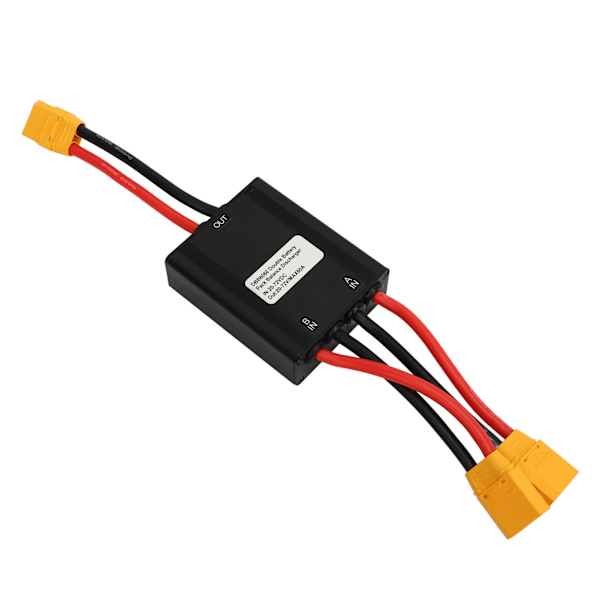 Elcykel dubbel batteriurladdningsomvandlare 20V till 72V Dubbelbatteri parallellmoduladapter för utbyte 60A