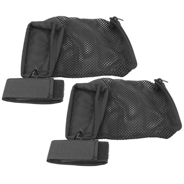 2 stk Messing Shell Catcher Lynlås Bund Shell Catcher Nylon Mesh Bag Messing Catcher