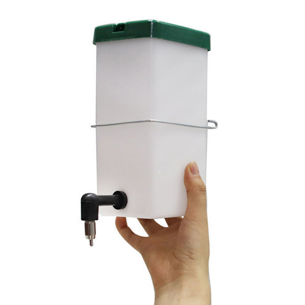 Kanin Vandflaske Automatisk Drypfri Pip i Rustfrit Stål Kanin Drikkemaskine Dispenser 1L