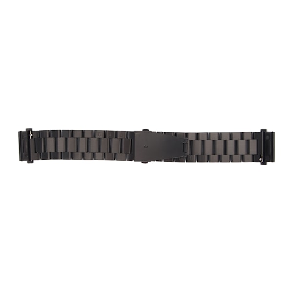 Urrem i rustfrit stål Quick Release urremtilbehør 22 mm pasform til Amazfit Falcon Smart Watch Sort