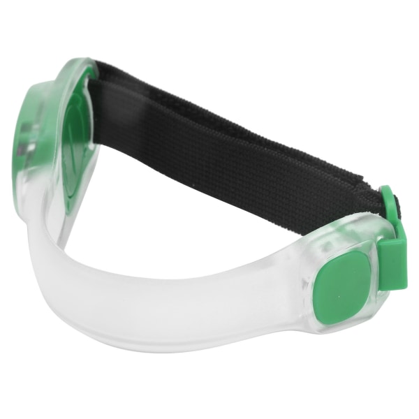 Utendørs sports LED-armbånd blinkende armbånd lysende armbånd for nattløping grønn
