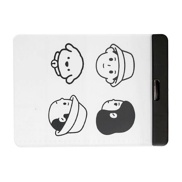 Akryl Clipboard Transparent Dokument Fil Organizer Binder Clipboard för A4 Papper Studenter Ritning Kontor Skola A