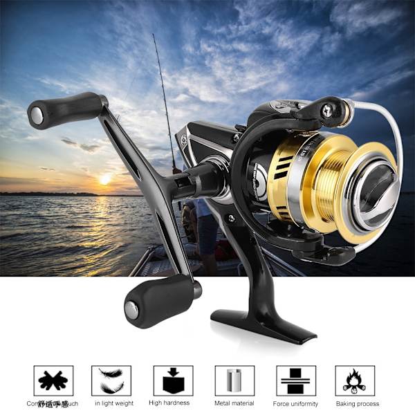 7.1:1 Nopea Hi-Speed ​​Kalastuskelan Lanka Kelan Kaksois Rocker Viehe Spinnaava Kalastuskelan BR3000