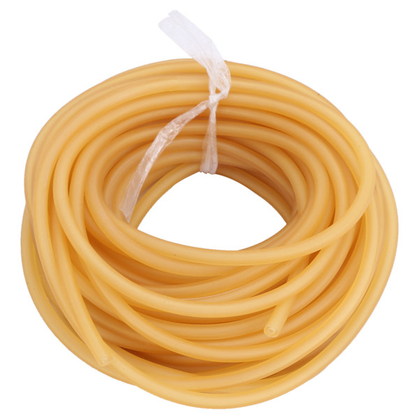 A1842 10 Meter Latex Slang Elastiskt Band Naturligt Latex Rör Utomhusjakt Tillbehör Gult
