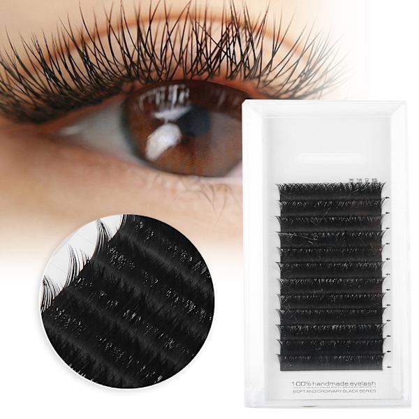 0.05mm V-shaped Dense False Eyelashes Eyelash Extension Grafting False Eyelashes (D-type)(11mm)