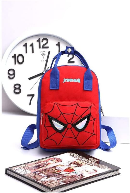 Spiderman rygsæk studerende skoletaske børne rygsække justerbar