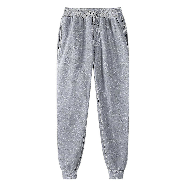 Grå Hip-hop Herr Sweatpants Casual Legging Padded