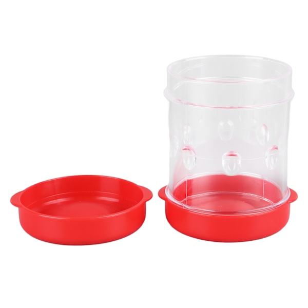 Hard Boiled Egg Peeler Hand Crank Egg Peeler Shaker Egg Shell Remover Tool for Kitchen Accessories Red