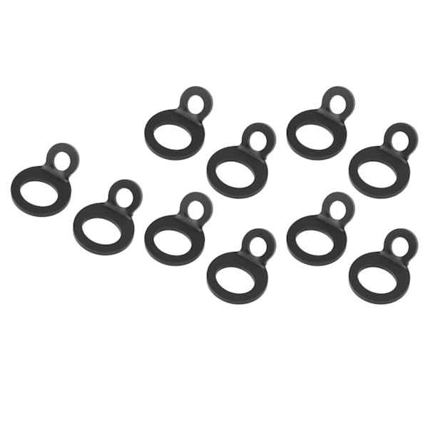 10 ST O-type ankerkroge sort rustfrit stål bindningsringe til trailer lastbil