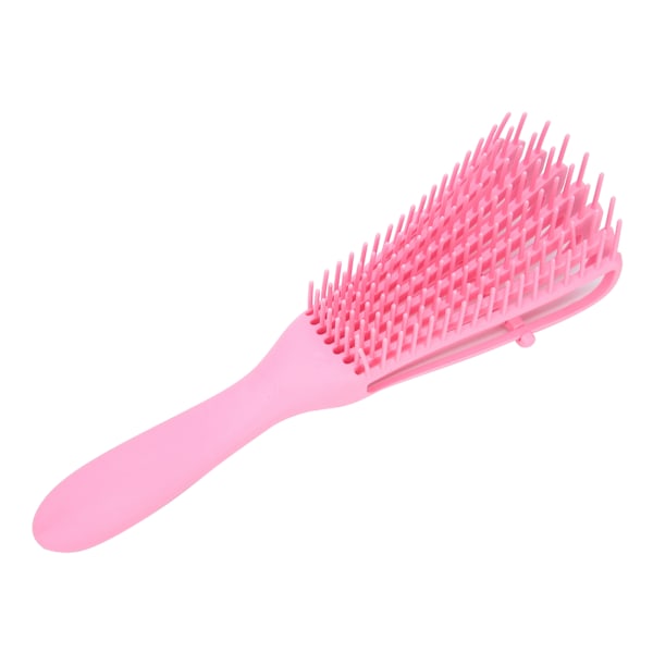 Hårbørste for å fjerne floker Detangler kam Fintannede hårbørste for langt tykt vått og tørt hår Rosa