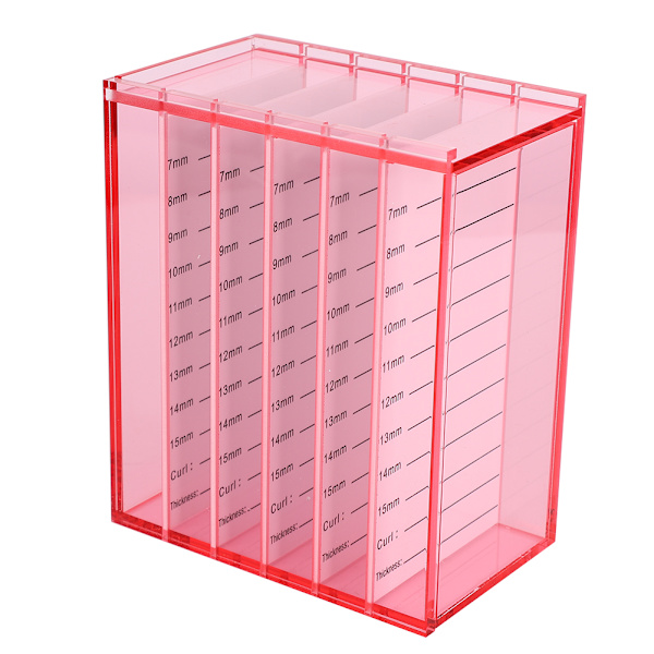 5 lagret løsvippearrangør Poding av vipper Oppbevaringsboks Vippelengder Makeup ToolFalske vipper arrangør