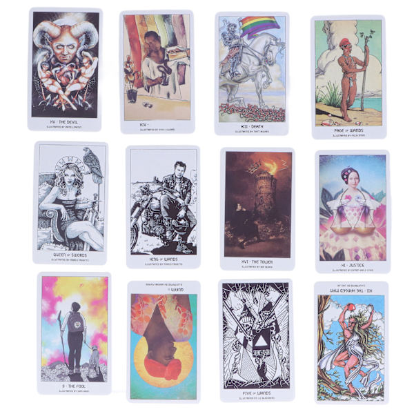 78st A Collaborative Tarot Deck English Language Divination Fate Forecasting Card Game