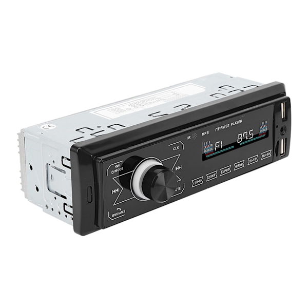 Auton MP3-soitin Kaksi USB-liitäntää Bluetooth Stereo Audio Radio Kosketusnäyttö Värikkäät valot viihdejärjestelmä