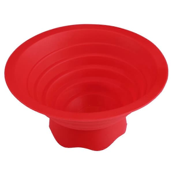 Rød kæmpe silikoneform til cupcakes og kød, topform til cupcakes og bagning Oletus
