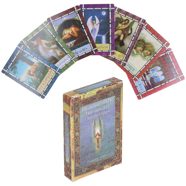 Interaksjon Spådom Spillkort Brettspill Kort Hologrampapir Tarotkort Engelsk versjon