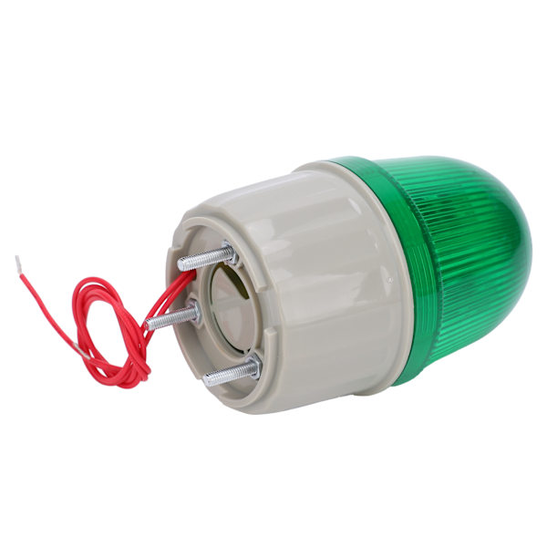 BERM-advarselslys LED-lampe Lyd- og lysalarmanlæg BEM‑2071 5W 220V ACGrøn